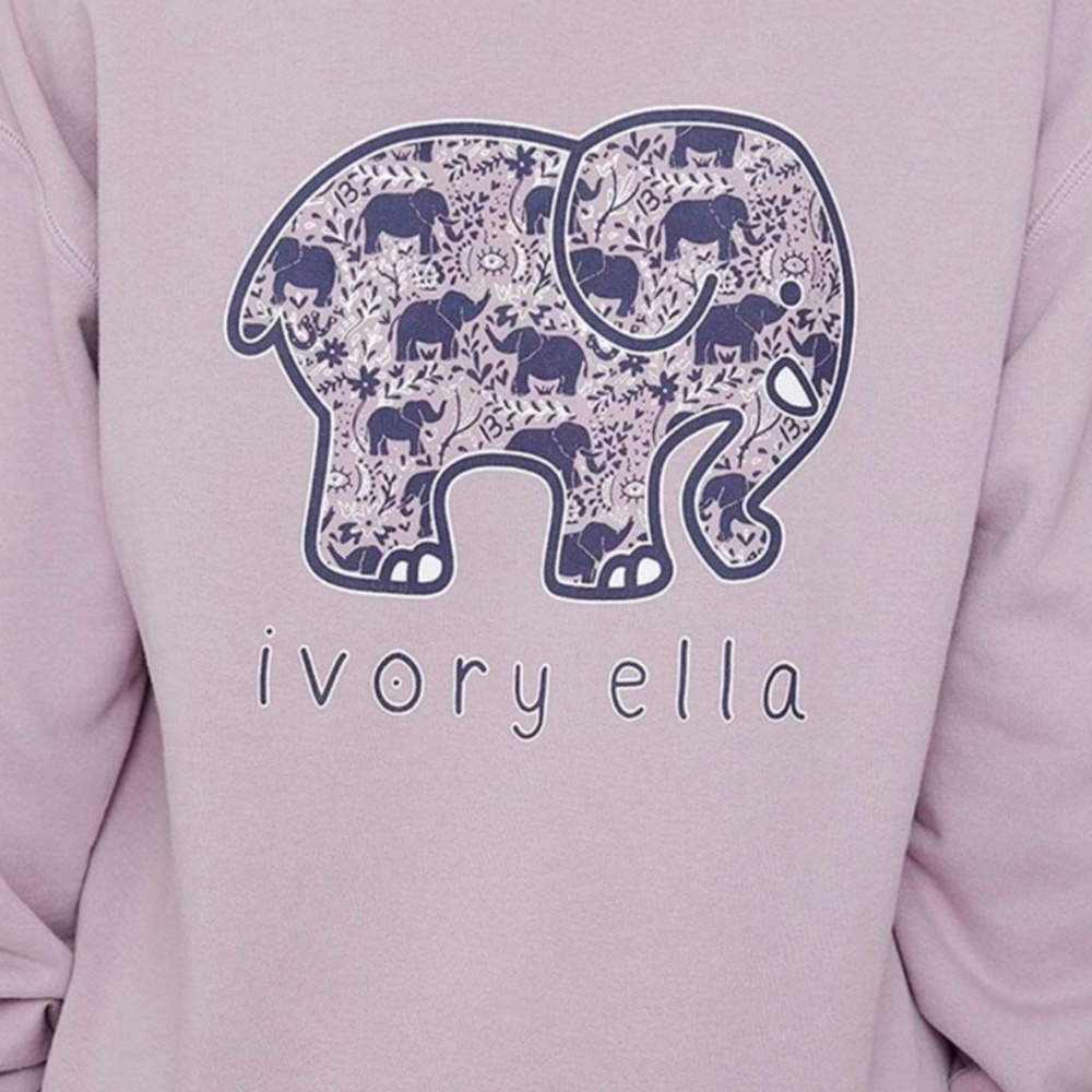 Purple Ivory Ella Hoodie